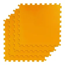 Kit 4 Tapete Tatame Laranja Eva 1x1 10mm 100x100x1 Cm 4m Foto mini 1