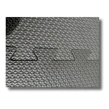Kit 4 Tatames Tapetes Eva Com Borda 50cm X 50cm X 1cm Preto Foto mini 2