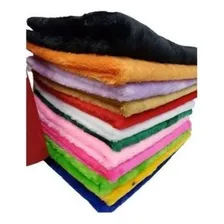 Kit 4 Tecido PelĂșcia 30x30 Pele Chinelos Pantufas Ursinho Foto mini 3