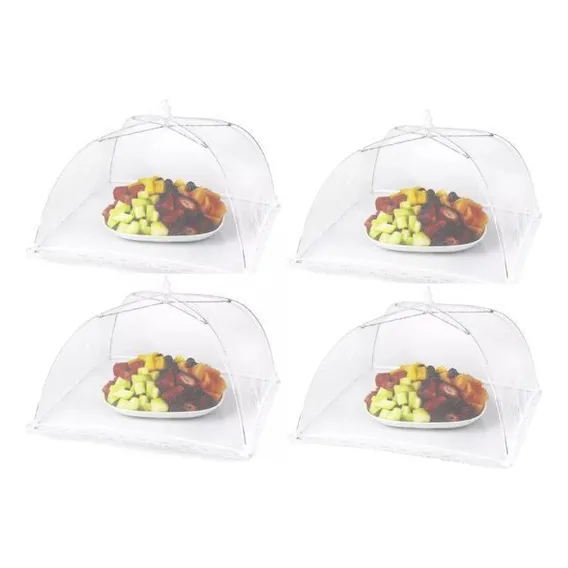Kit 4 Telas Cobre Alimento Mosquiteiro Tule Protetor Grande Foto 1