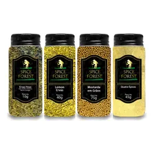 Kit 4 Temperos: Ervas Finas, Lemon Ervas, Mostarda E Quatre Foto mini 1