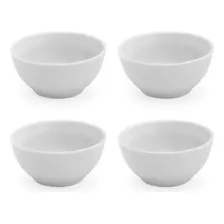 Kit 4 Tigelas Bowl Cumbuca Porcelana Branca 500ml Caldo,açaí Foto mini 1