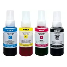 Kit 4 Tinta L220 L375 L355 L395 L365 L455 L800 100ml Tinta Preto/ciano/magenta/amarelo Foto mini 1