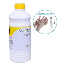 Kit 4 tintas Qualy-Ink CMYK Universal Corante preto ciano amarelo magenta Foto mini 3