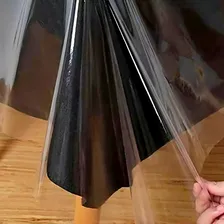 Kit 4 Toalhas De Mesa Plastico Transparente Pvc 70x70 Foto mini 3