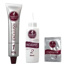 Kit 4 Tonalizante Haskell 744 Louro Medio Cobre Intenso Foto mini 3