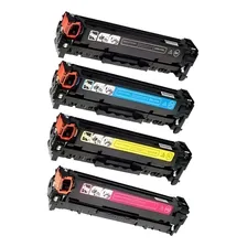 Kit 4 Toner 201a Cf400 Cf401 Cf402 Cf403 M277dw M252dw M252 Tinta Preto/ciano/magenta/amarelo Foto mini 1