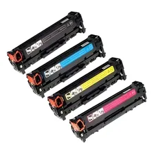 Kit 4 Toner 201a Cf400 Cf401 Cf402 Cf403 M277dw M252dw M252 Tinta Preto/ciano/magenta/amarelo Foto mini 3