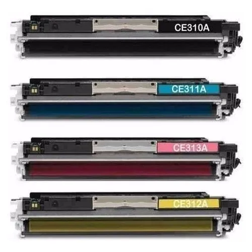 Kit 4 Toner CompatÃvel 1025 - Ce310/ce311/ce312/ce313 Foto 1