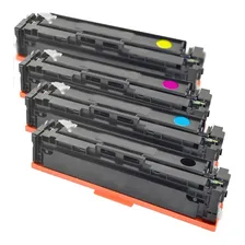 Kit 4 Toner Compativel 410x Cf410x Cf411x Cf412x Cf413x Tinta Black, Cyan, Magenta, Yellow Foto mini 4
