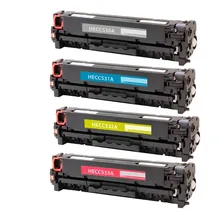 Kit 4 Toner CompatÃvel 530a 531a 532a 533a Cp2025 Cm2320 800g Foto mini 1