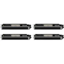 Kit 4 Toner Preto CompatÃvel Ce310a Cp1025 Foto mini 1