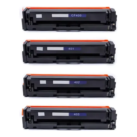 Kit 4 Toners 201x Para 252dw 277n Com Mais Rendimento Tinta Preto/cyan/magenta/yellow Foto 1