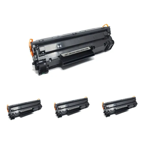 Kit 4 Toners 435/436/85a Compatível 1102 | 1132 Tinta Preto Foto 1