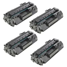 Kit 4 Toners 505a 05a Cf280 80a P/ Impressoras Pro 400 P2035 Tinta Preto Foto  mini 1