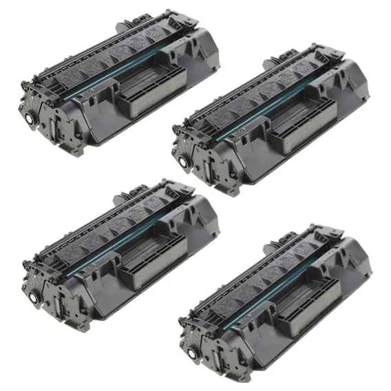 Kit 4 Toners 505a 05a Cf280 80a P/ Impressoras Pro 400 P2035 Tinta Preto Foto 1