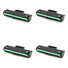 Kit 4 Toners D111 M2070w M2070fw M-2070 M2070w - Sem Chip Tinta Preto Foto mini 1