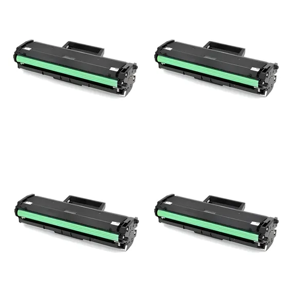 Kit 4 Toners D111 M2070w M2070fw M-2070 M2070w - Sem Chip Tinta Preto Foto 1