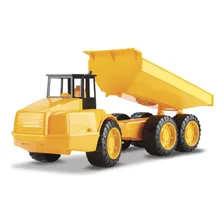 Kit 4 Tratores Escavadeira Miniatura Brinquedo Infantil-roma Cor Amarelo E Preto Foto mini  3