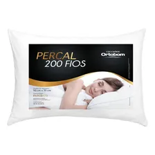 Kit 4 Travesseiro Ortobom Percal 200 Fios 100% Algodão Cor Branco Foto mini 1
