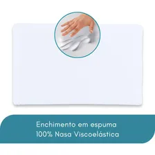 Kit 4 Travesseiros Nasa + 4 Capas Proteroras Zíper Foto mini 3