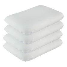 Kit 4 Travesseiros Viscopillow Alto Espuma Viscoelástica Nasa Orthocrin Foto mini 2