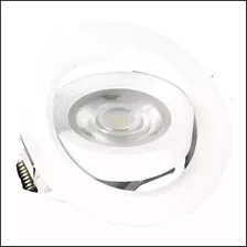 Kit 4 Und. Spot Super Led Embutir Gesso Redondo 7w Branco Foto mini  2