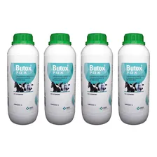 Kit 4 Unidades - Butox Ce 25 Carrapaticida Sarnicida 1l Msd Cor Branco Foto mini 1