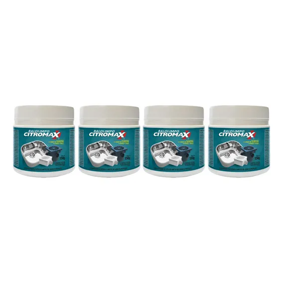 Kit 4 Unidades - Citromax Ralo Limpo 150g Foto 1
