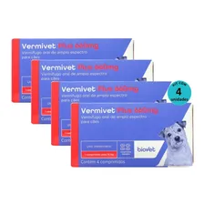 Kit 4 Vermivet Plus 660mg C/ 4 Comprimidos- Biovet Foto mini  2