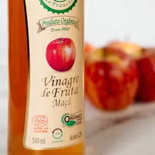 Kit 4 Vinagre De Maçã Orgânico Acidez 4,2% São Francisco 500ml Foto mini 3