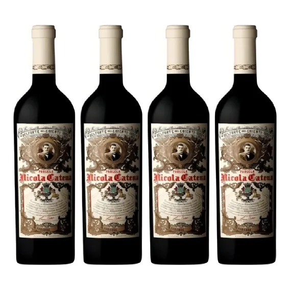Kit 4 Vinho Argentino Parcela Nicola Catena Bonarda Foto 1