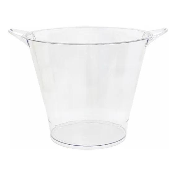 Kit 40 Balde De Gelo 5l Liso Para Personalizar Cor Transparente Foto 1