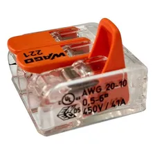 Kit 40 Conector Wago Emenda 3 Fios Mod. 221-613 Foto mini 1