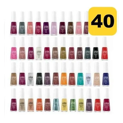 Kit 40 Esmaltes Avon Color Trend Manicure Sortidos Atacado Foto 1