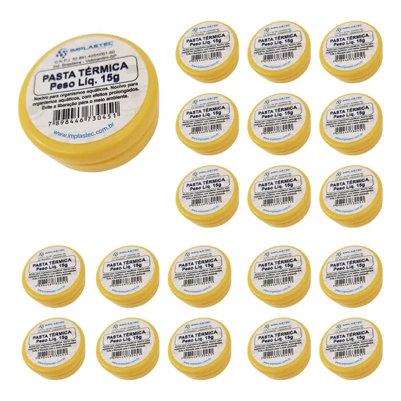 Kit 40 Pastas Térmica 15g Para Processadores, Dissipadores Foto 1