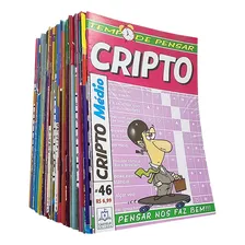 Kit 40 Revistas Passatempos Cripto Critpton Criptograma 34p Foto mini 1