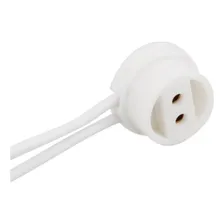 Kit 40 Soquete Rabicho Fluorescente G13 Cor Branco Foto mini 1