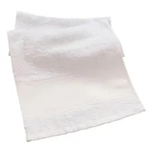 Kit 40 Toalhas Lavabo Branco Para Bordar Liso Foto  mini 1