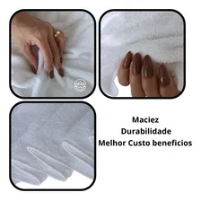 Kit 40 Toalhas Rosto Branca Salão De Beleza Princesa Atacado Cor Branco Foto mini 3