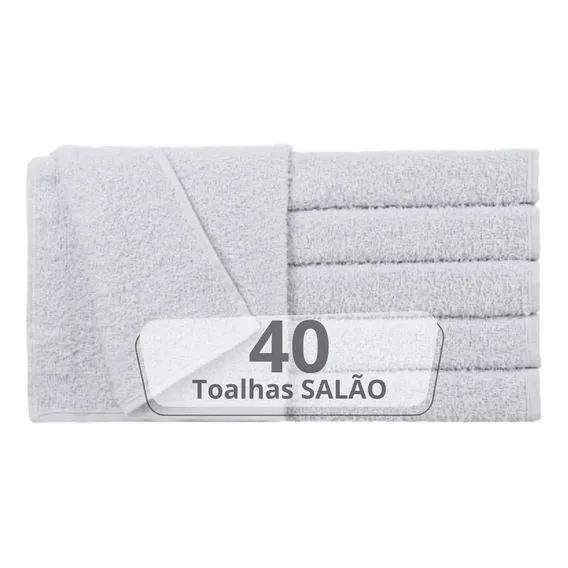 Kit 40 Toalhas Rosto Branca Salão De Beleza Princesa Atacado Cor Branco Foto 1