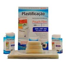 Kit 400 Plástico Para Plastificação Crachá + Cpf + Rg + A4 Foto mini 2