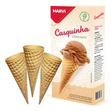 Kit 40un Casquinha Sorvete Cone Trufado Biscoito Doce Marvi Foto  mini 1