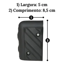 Kit 48 Cantoneiras Arredondadas Plástico Resistente Foto mini 4