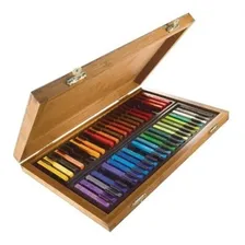 Kit 48 Cores Giz Pastel Seco Estojo ArtÃstico Desenho Arte Foto mini 1