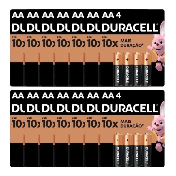 Kit 48 Pilhas Duracell Alcalina Aa Pequena (12x4un) Foto 1