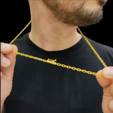 Kit 4mm Cordão Mais Pulseira Premium 100% Moeda Antiga Cor Dourado Foto mini 4