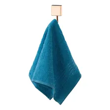 Kit 4pç Banheiro Porta Papel HigiĂȘnico Toalheiro Cabide RosĂ© Foto mini 4