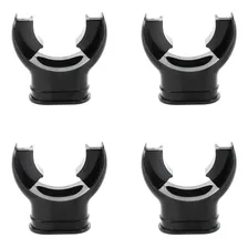 Kit 4un Combo Bocal Silicone Macio Snorkel E Regulador Mar Cor Preto Foto mini 1