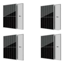 Kit 4un Placa Solar Fotovoltaica Monocristalina Znshine Foto mini 1